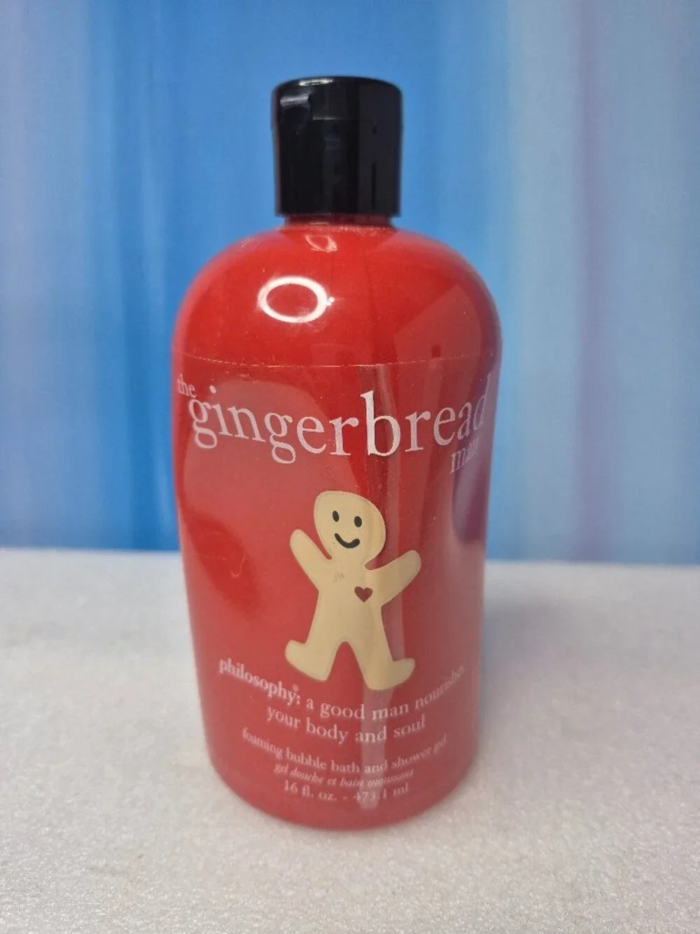 Philosophy Gingerbread Man Foaming bubble bath & Shower Gel 16 OZ SEALED